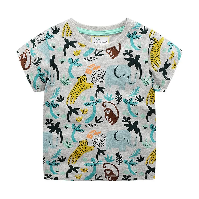 Футболки для маленьких мальчиков, топы, летняя хлопковая Футболка с рисунком для мальчиков, одежда детская футболка с персонажами для малышей Модная Детская футболка, s - Цвет: 6250