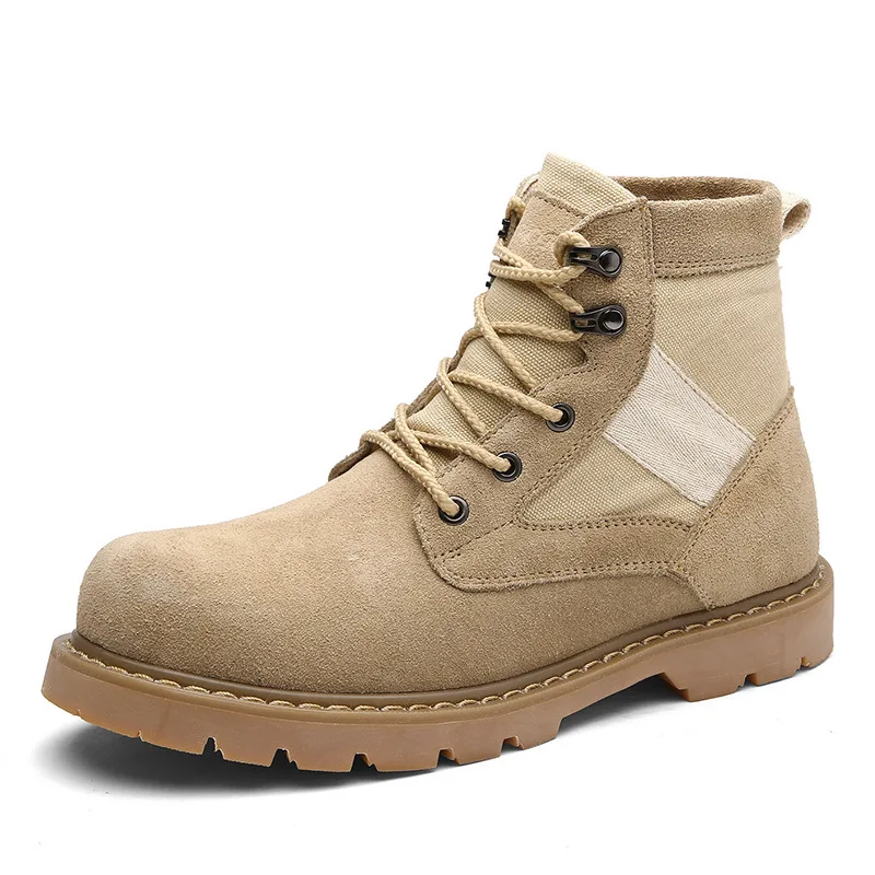

2017 Autumn And Winter New Products Wolf Warriors Leather Boot Genuine Leather Shoes plus Cotton Martin Boots MEN'S Short Boots