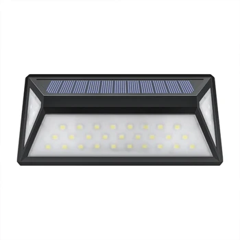 

Emergency Garden Decor 3 Sided Solar Led Wall Lamp Easy Install Security Light High Brightness Outdoor Waterproof Street ABS