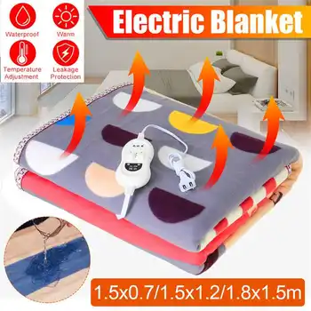 

Winter Electric Heated Blanket Waterproof Automatic Power-Off Protection Heating Blanket Adjustable Temperature with Controller