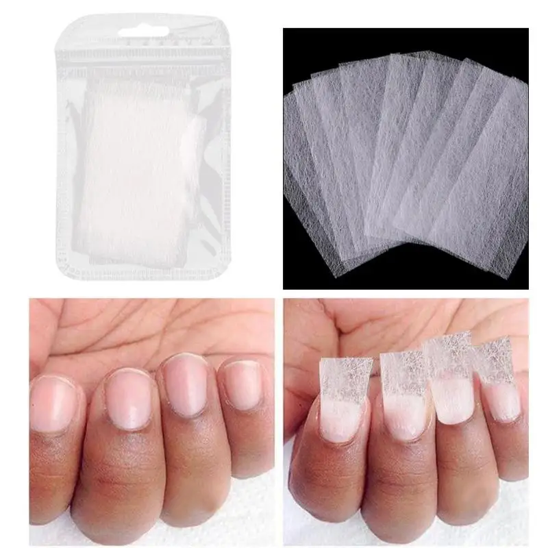 Nail Art Extension Fiber Sheet Nail Extension Gel Acrylic Tip Manicure Tool