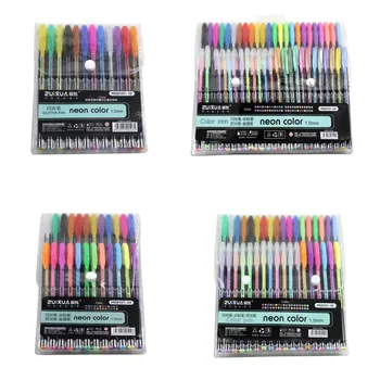 

ZUIXUA 48 Gel Pens set, Color gel pens Glitter Metallic pens Good gift For Coloring, Kids, Sketching, Painting, Drawing