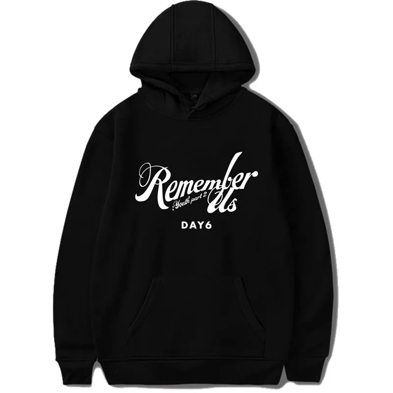 DAY6 Album member Us Youth Part2 толстовка с капюшоном и длинными рукавами принтом Kpop худи