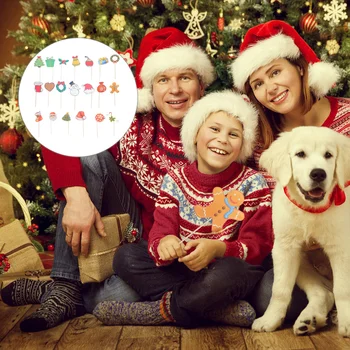 

20 Pcs Photo Props Party Photo Booth Props Photo Booth Props Photo Supplies Christmas Photo Props for Xmas Bar Home Party