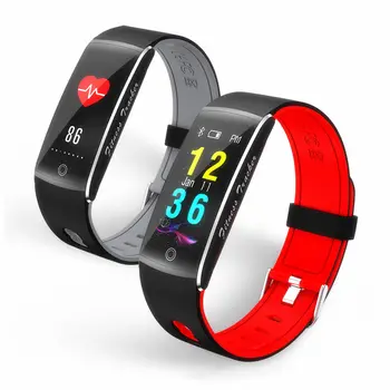 

F10 Smart Bracelet Heart Rate Monitor IP67 Waterproof Color Screen Fitness Tracker Sport Remote Control Smart band