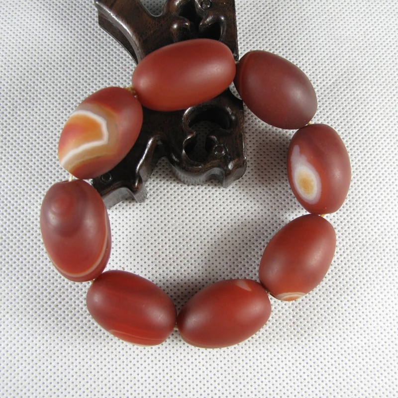 Natural agate red jade bracelets bangle hand carved jadite jade