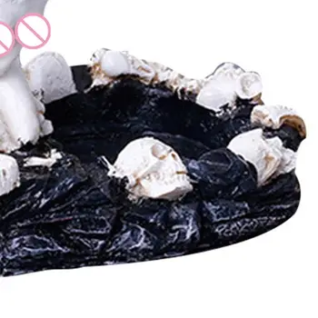 

Halloween bar supplies skull ashtray