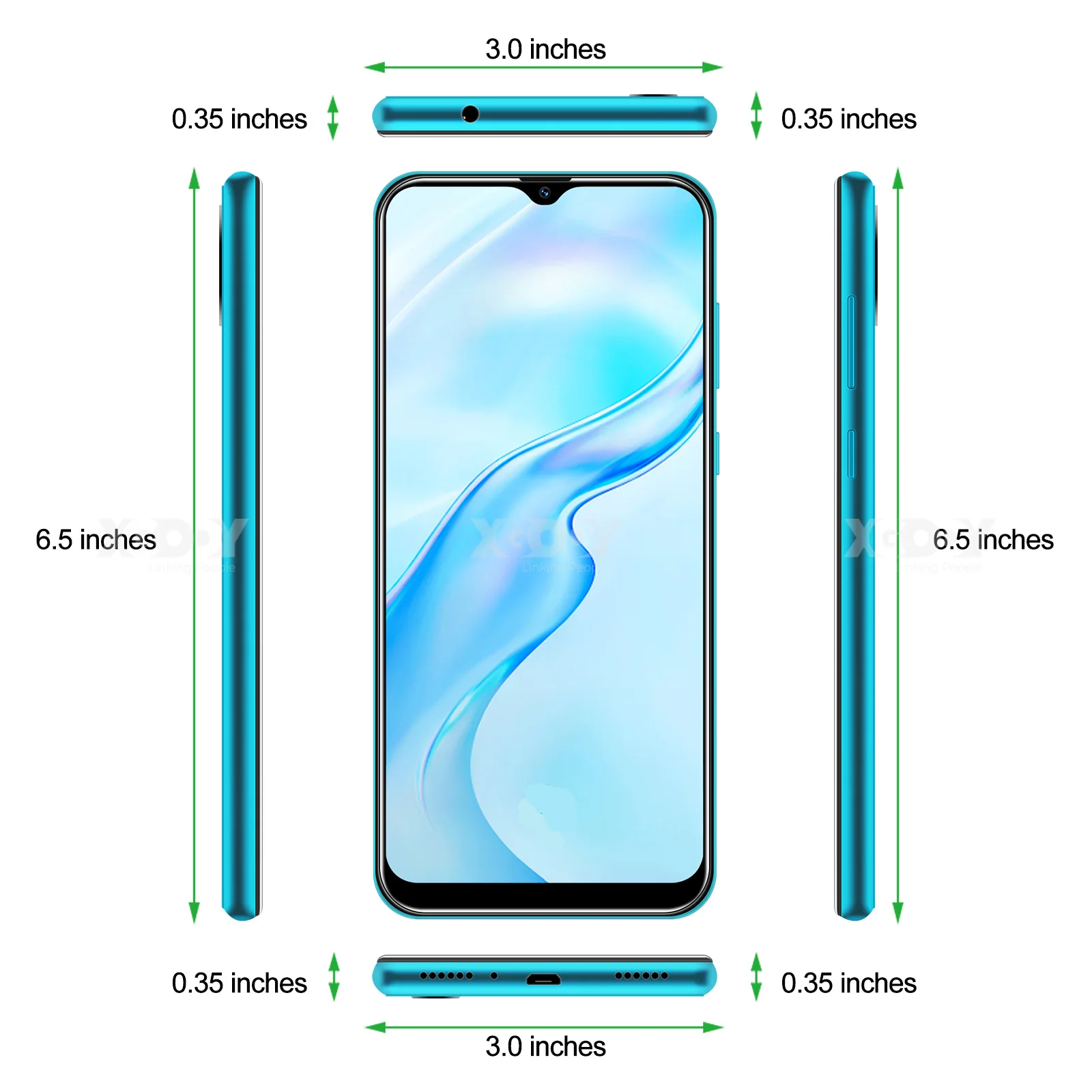 XGODY A90 3G Smartphone 6.53