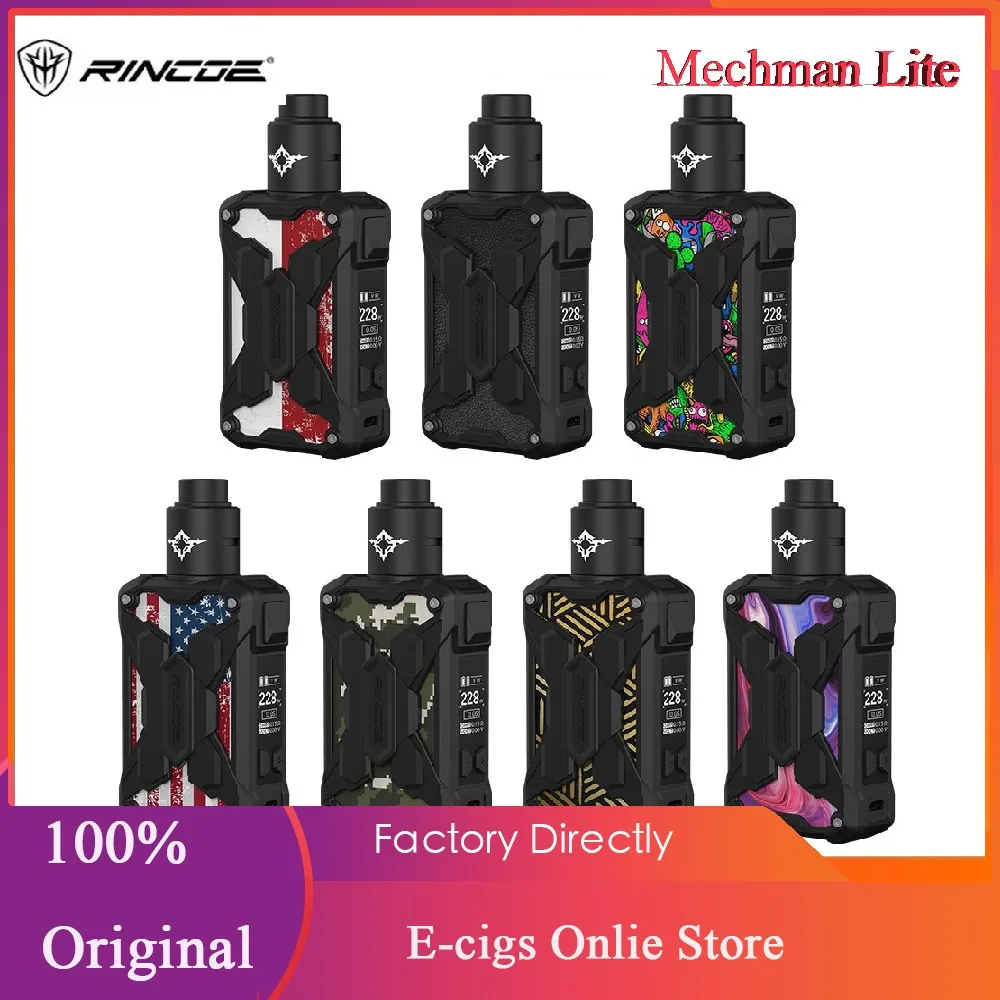 Новый оригинальный набор ringcoe Mechman Lite TC с выходом Metis RDA и 228 Вт питание от двух