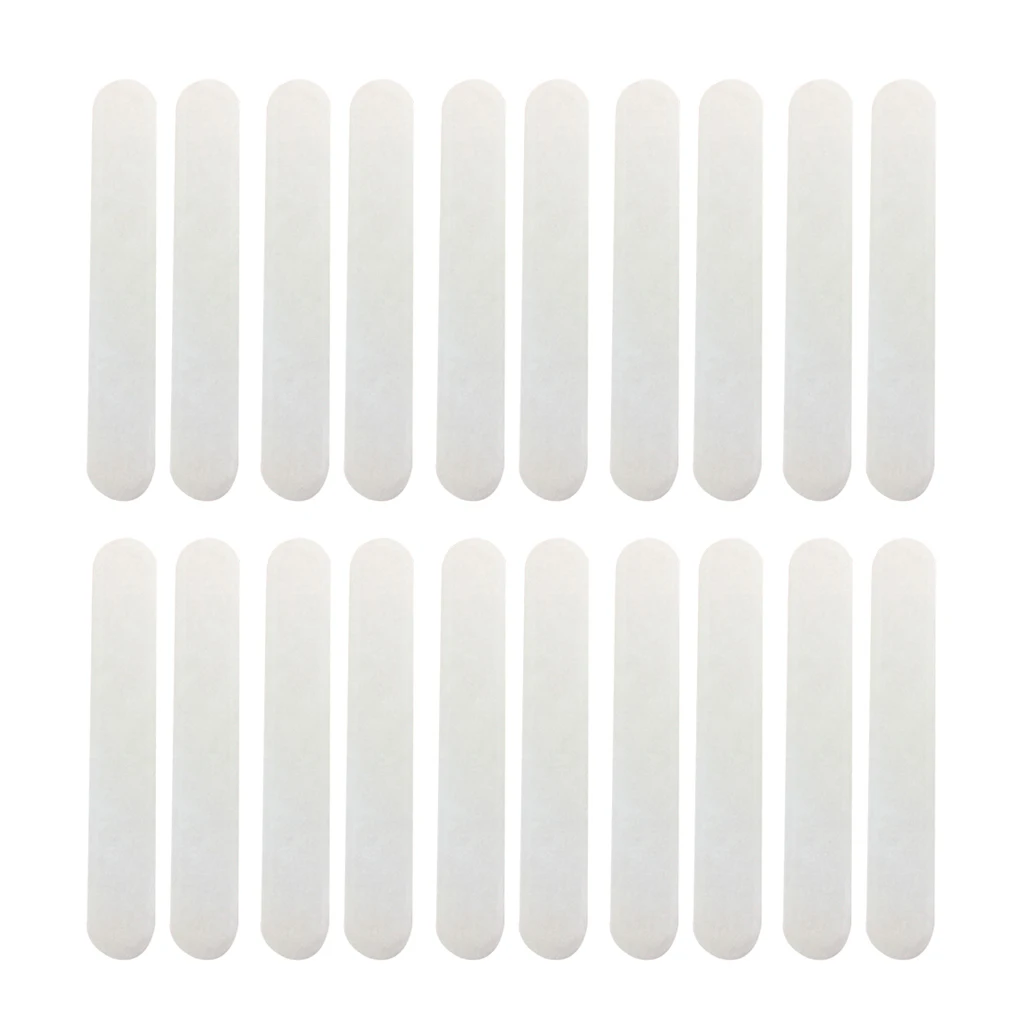 Pack of 20, Golf Hat Liner/Sweat Absorber, Hats Size Reducer Reducing Tape/Caps Saver Sweatband for Women Men, White