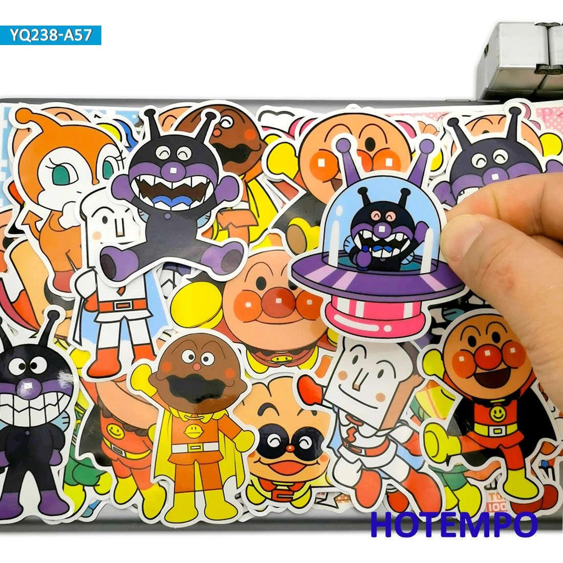 57pcsカワイイアニメアンパンマンドキンちゃんばいきんまんかわいいおもしろ漫画ステッカー子供用おもちゃスクラップブックギター電話ラップトップステッカー Stickers Aliexpress