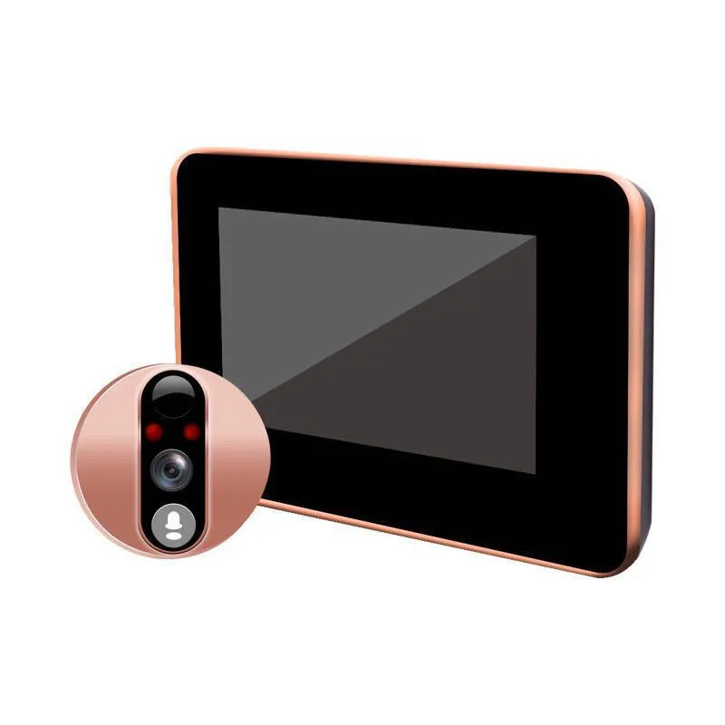 New Peephole Wifi HD Viewer DoorBell Infrared Night Security Wireless Camera Intercom Doorbell Support Phone Remote