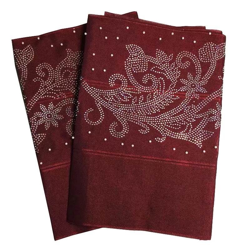 Esewing в нигерийском стиле ASO OKE тюрбан с бусины высокое качественная кукла галстуком-бабочкой ASO OKE Африканский гелевый головной убор ткань ашо Оке(ASO OKE) для свадьбы