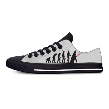 

Evolution Star Wars Darth Vader stormtrooper Cool Casual Canvas Shoes Low Top Lightweight Breathable 3D Print Men women Sneakers