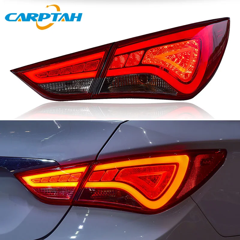 

Car Styling Taillight Tail Lights For Hyundai Sonata 8 YF 2011 - 2014 Rear Lamp DRL + Turn Signal + Reverse + Brake LED Light