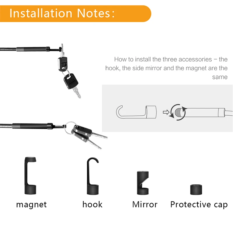 Inskam113 LCD 4.3 Inch Screen 5.5mm diameter 10m Handheld Digital Camera Inspection Endoscope Monit
