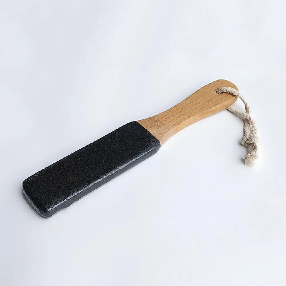 Pedicure Wooden Scraper Foot File Cuticle Callus Hard Dead Skin Remover Brush