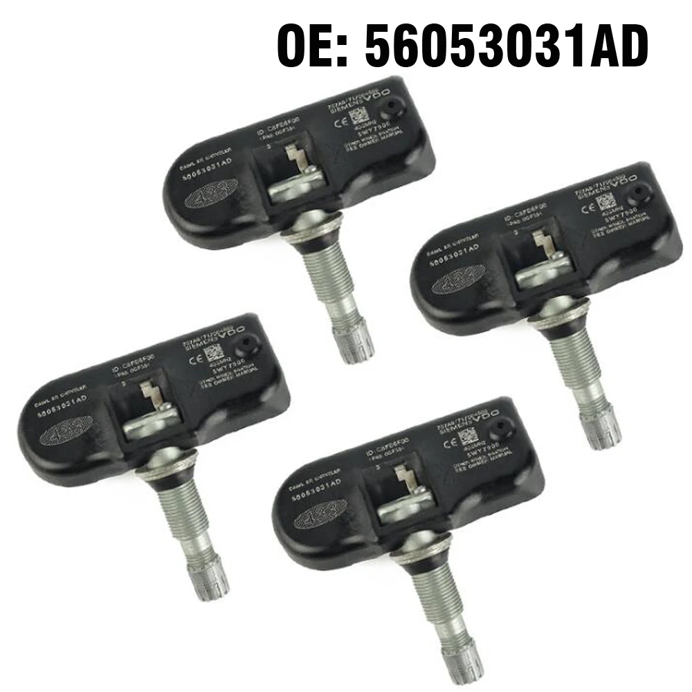 4 шт. автомобильный TPMS датчик контроля давления в шинах 56053031AD для Chrysler 200 Sebring Dodge Grand Carava зарядное устройство