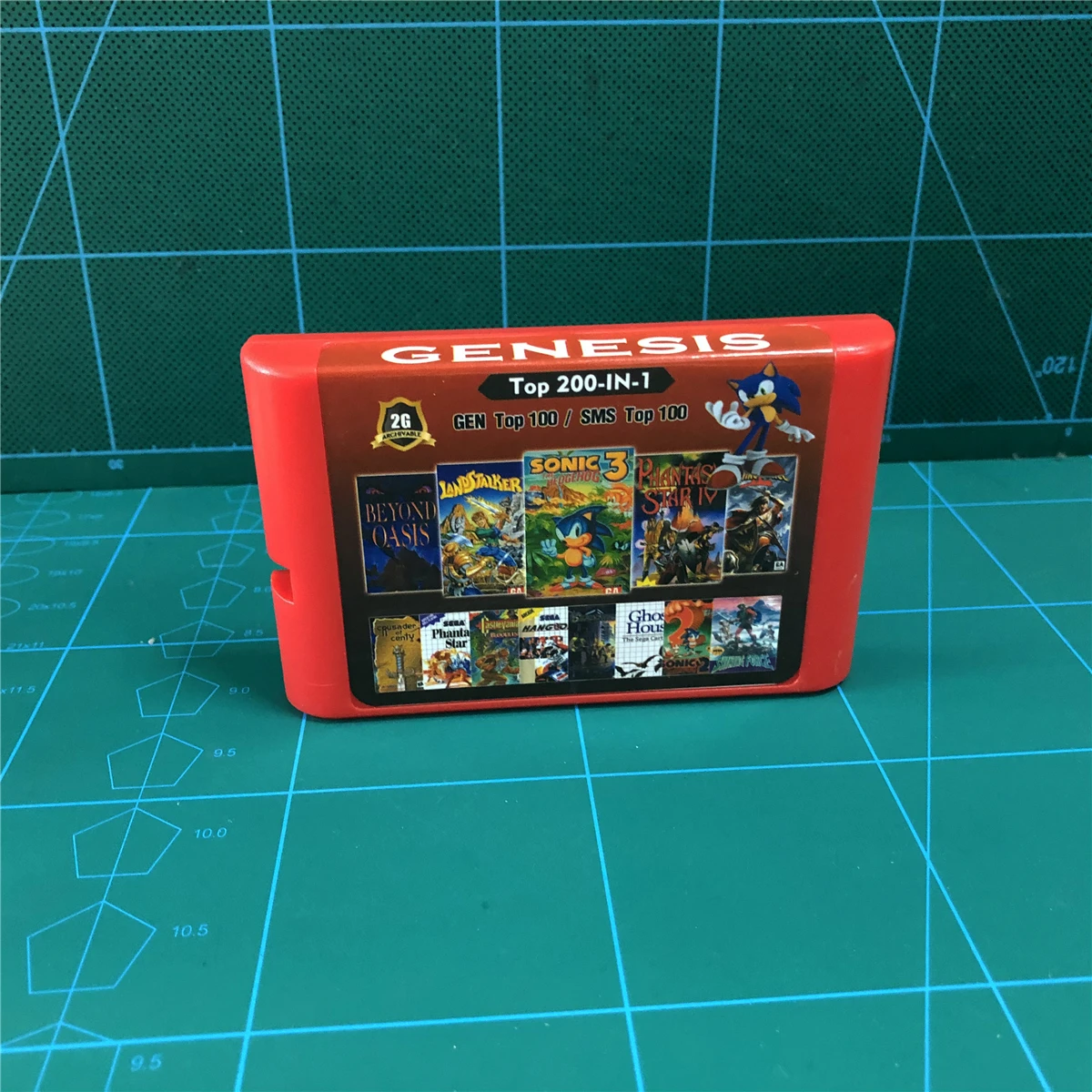 Новая популярная игровая карта 2G 200 в 1 для видеоигровой консоли Sega Genesis 100 топ