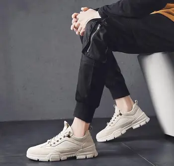 

Men's shoes autumn 2019 new sports shoes men's tide shoes wild men's casual shoes low to help Martin shoes winter