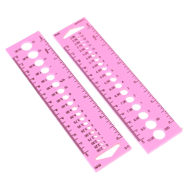Rule Knitting Accessories Inch Inch Sewing Ruler Plastic Ruler