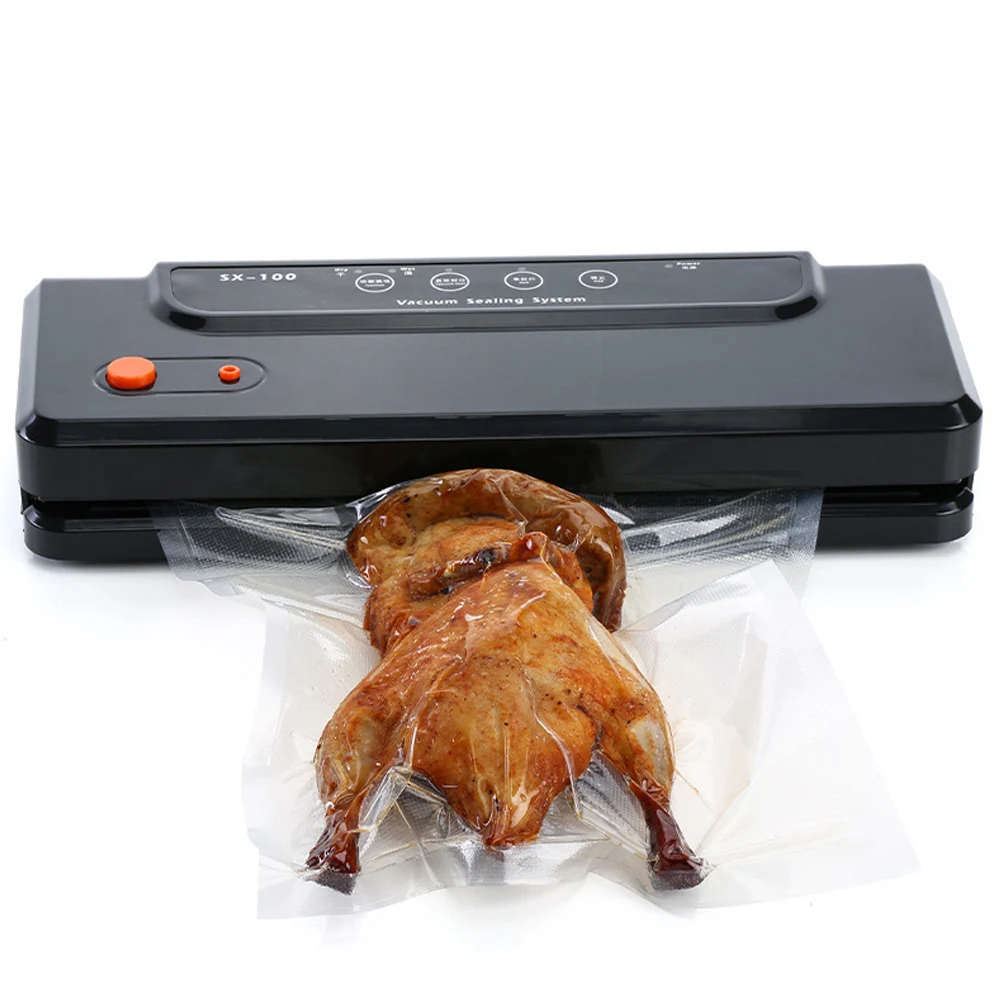 

JuneJour Vacuum Sealer Best Fully Automatic Portable Household Food Wet Dry 220V110W Packaging Machine Sealing