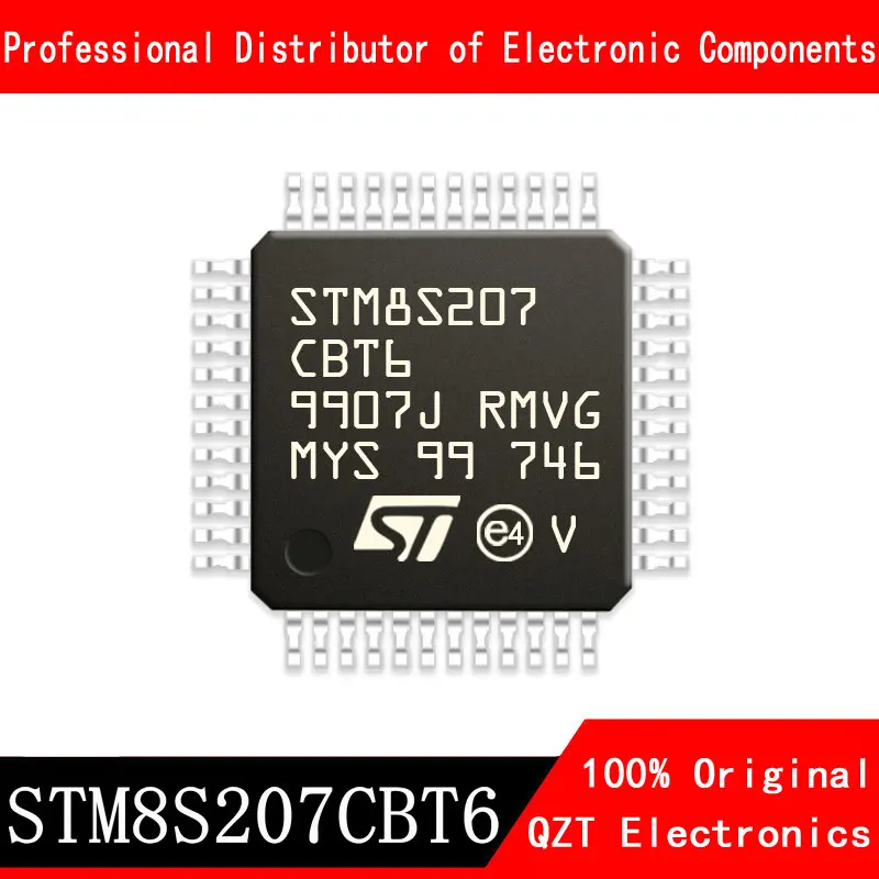 5pcs/lot new original STM8S207CBT6 STM8S207CB STM8S207 QFP48 microcontroller MCU In Stock