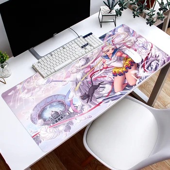 

Large Mouse Mat Portable Computer Desktop Keyboard Mouse Pad Sailor Moon Desk Cover pads