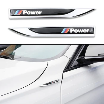

2pcs Fashion Car-Styling Stainless Steel Car Blade Car Body Waterproof Sticker For Bmw x1 x3 x5 x6 f10 f20 f30 e36 e39 e46 e60