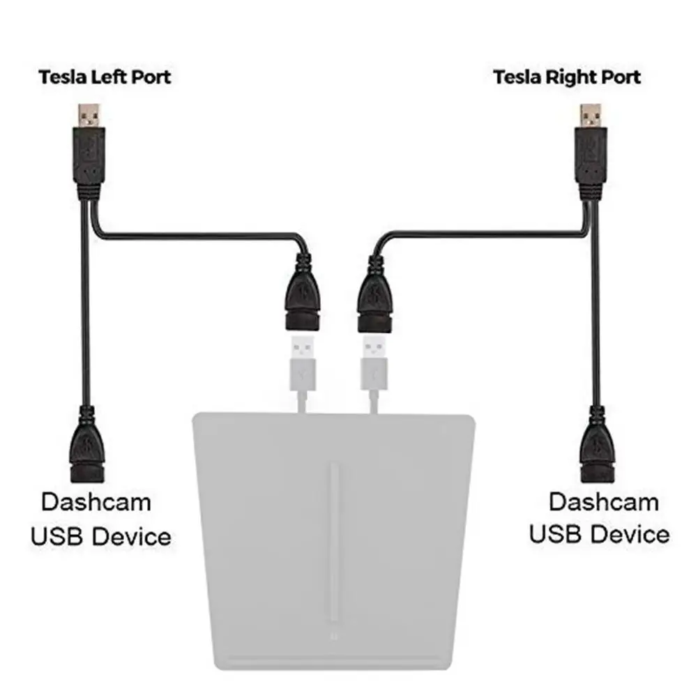 1 шт. автомобильный usb кабель Сплиттер 2 порта для передачи данных зарядный