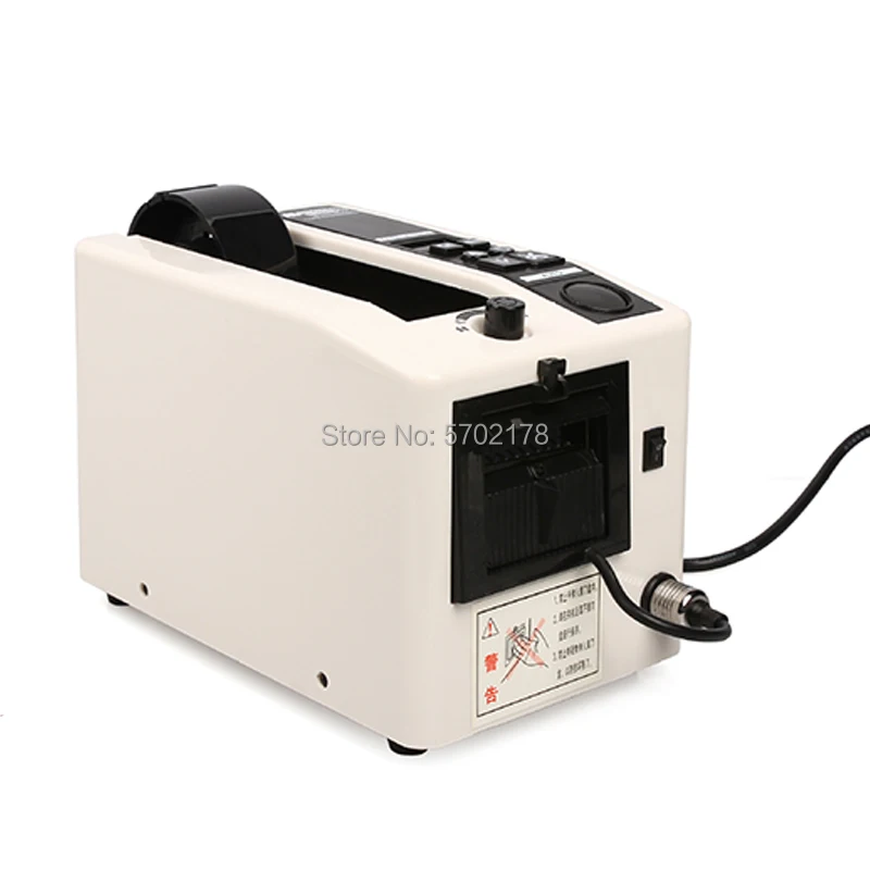 M-1000S 18W 자동 테이프 디스펜서 전기 접착 테이프 커터 절단기 5-999mm 고온 벨트 커터