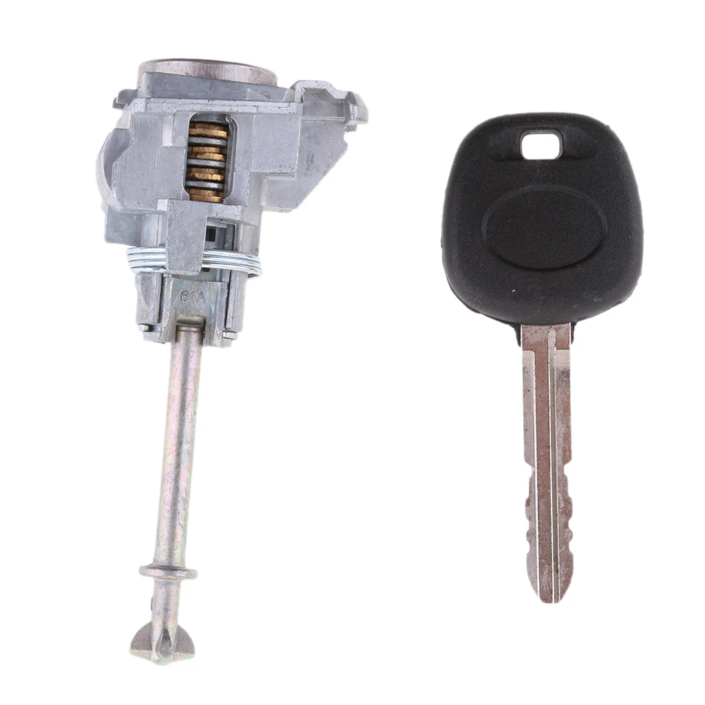 Silver Automotive Left Door Lock Cylinder Key For Toyota Corolla 09-11