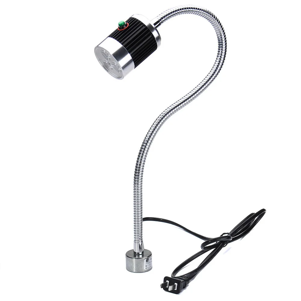 

Factory Gooseneck Industrial Magnetic Base LED Working Light CNC Machine Tool Aluminum Alloy Practical Waterproof 6W 110-220V