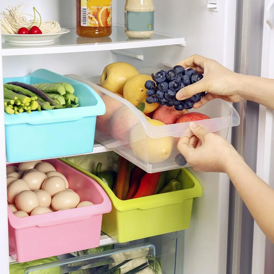 

Fruit Vegetable Food Container Refrigerator Storage Box 5L Solid Kitchen Organizer