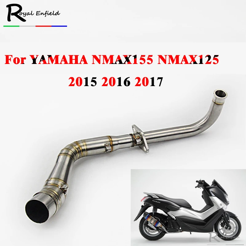 Выхлопная труба мотоцикла для Yamaha NMAX155 NMAX125 2017 2016 2015 nmax 125 155 глушитель средней