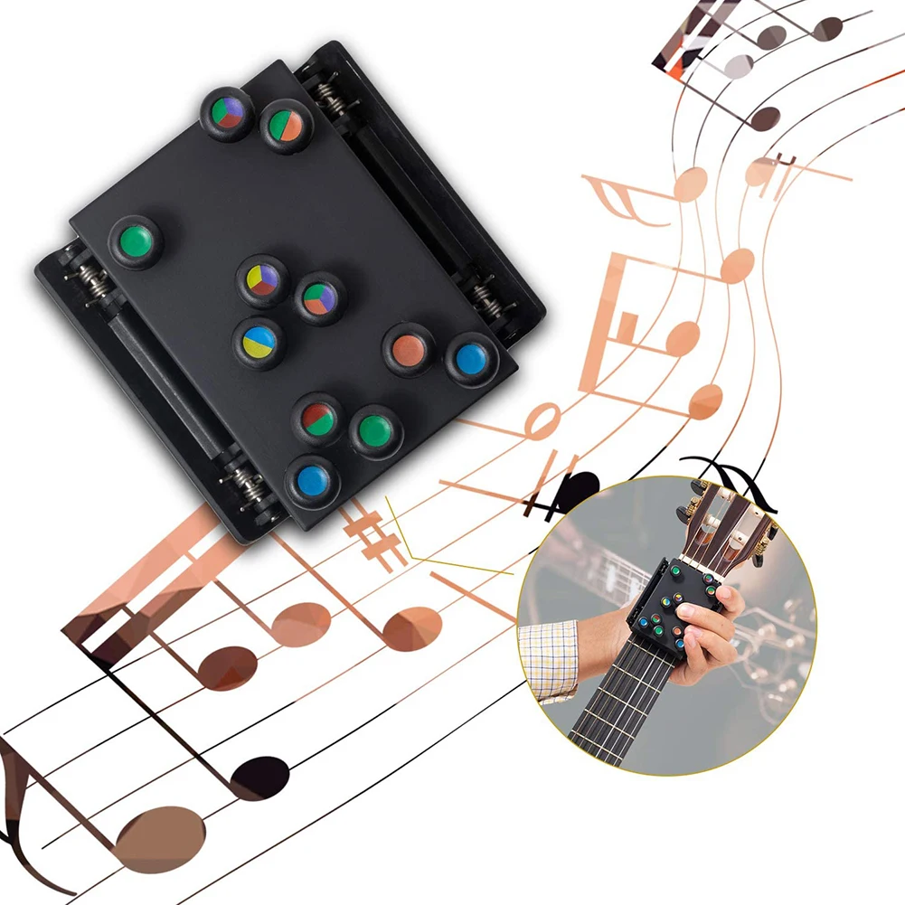 

Guitar Chord Trainer NEW Guitar Learning System Teaching Practrice Aid with 21 chords Lesson Practice Tools Accessories part