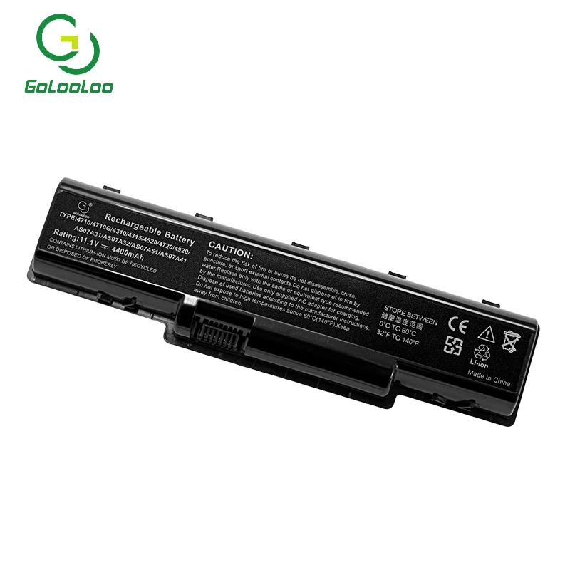 Аккумулятор Golooloo для ноутбуков Acer Aspire Новая батарея 2930G 4710G 4720G 4720ZG 4930G 4310 5738G AS07A73