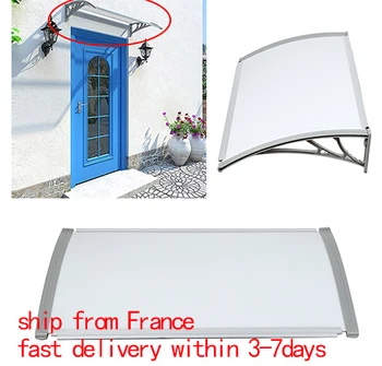 

Outdoor Front Door Window Awning Patio Cover Canopy Multi-size Durable Door Canopy Awning Poly Carbonate Door & Window HWC