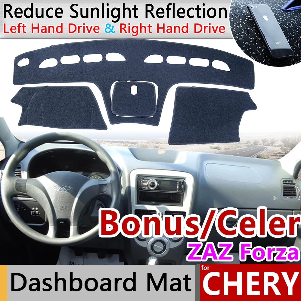 Для Chery Очень Celer Fulwin 2 Storm Bonus ZAZ Forza MVM 315 Противоскользящий коврик на приборную панель солнцезащитный коврик для приборной панели автомобиля аксессуары