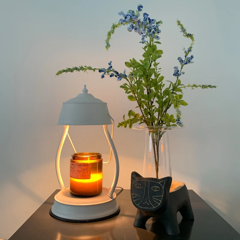 Electric Candle Warmer Table Decorative Lighting for Bedroom, Cafe