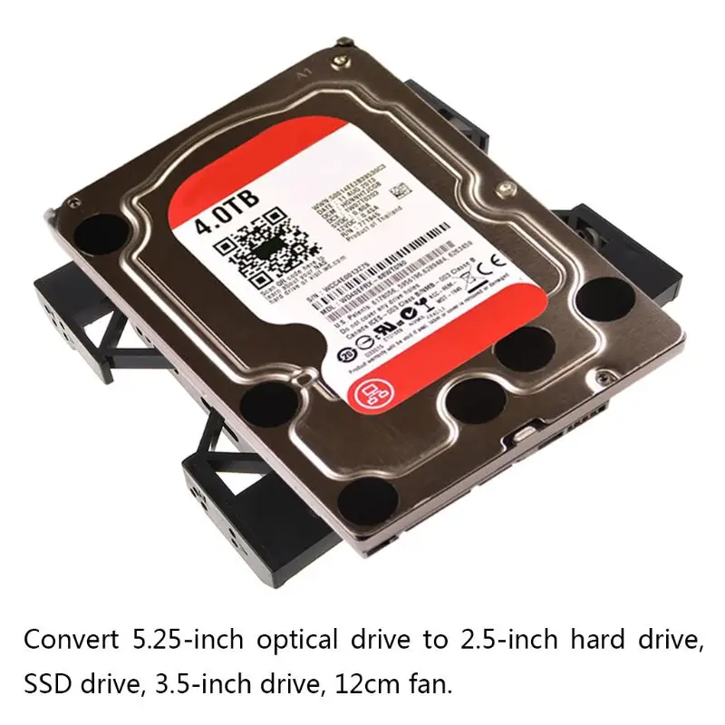 Desktop Chassis Optical Drive Bracket 5.25 to 3.5 inch 2.5 SSD Conversion Shelf desktop chassis drive bracket