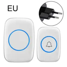  A10 Waterproof Wireless Doorbell 300m Remote Door Chime Plug-in Button Ring Alarm Door Bell campainha sem fio дверной звонок 