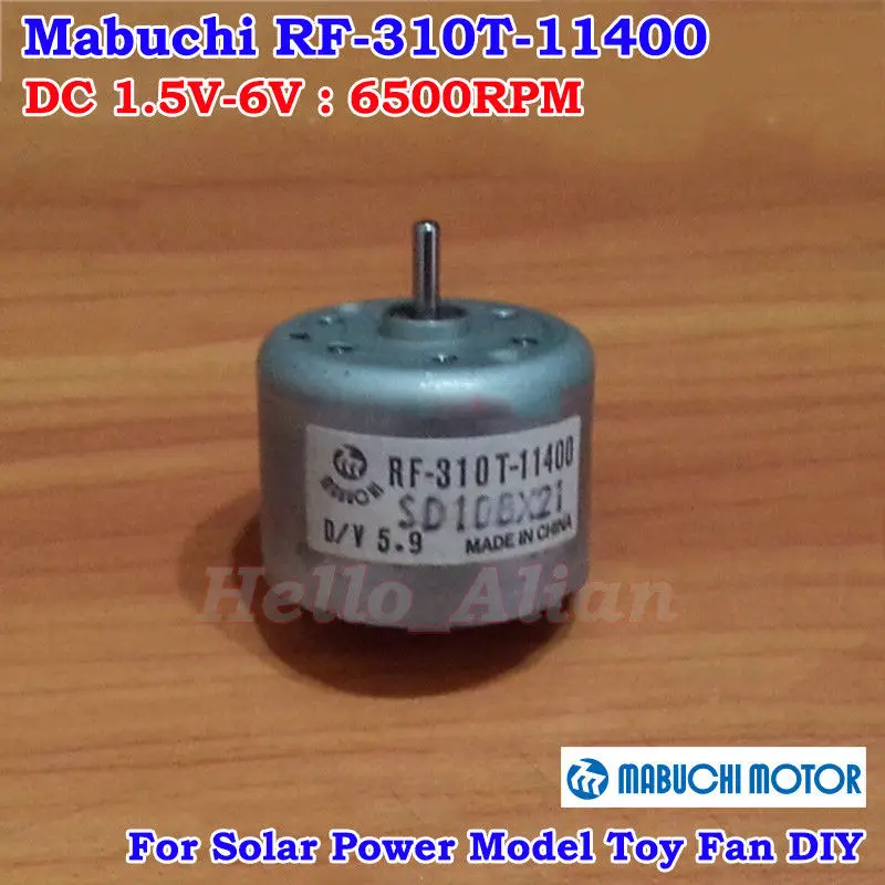 Mabuchi RF-310T-11400 круглый двигатель DC 3V 5V 6V 6500RPM для CD DVD-плеера/солнечный привод