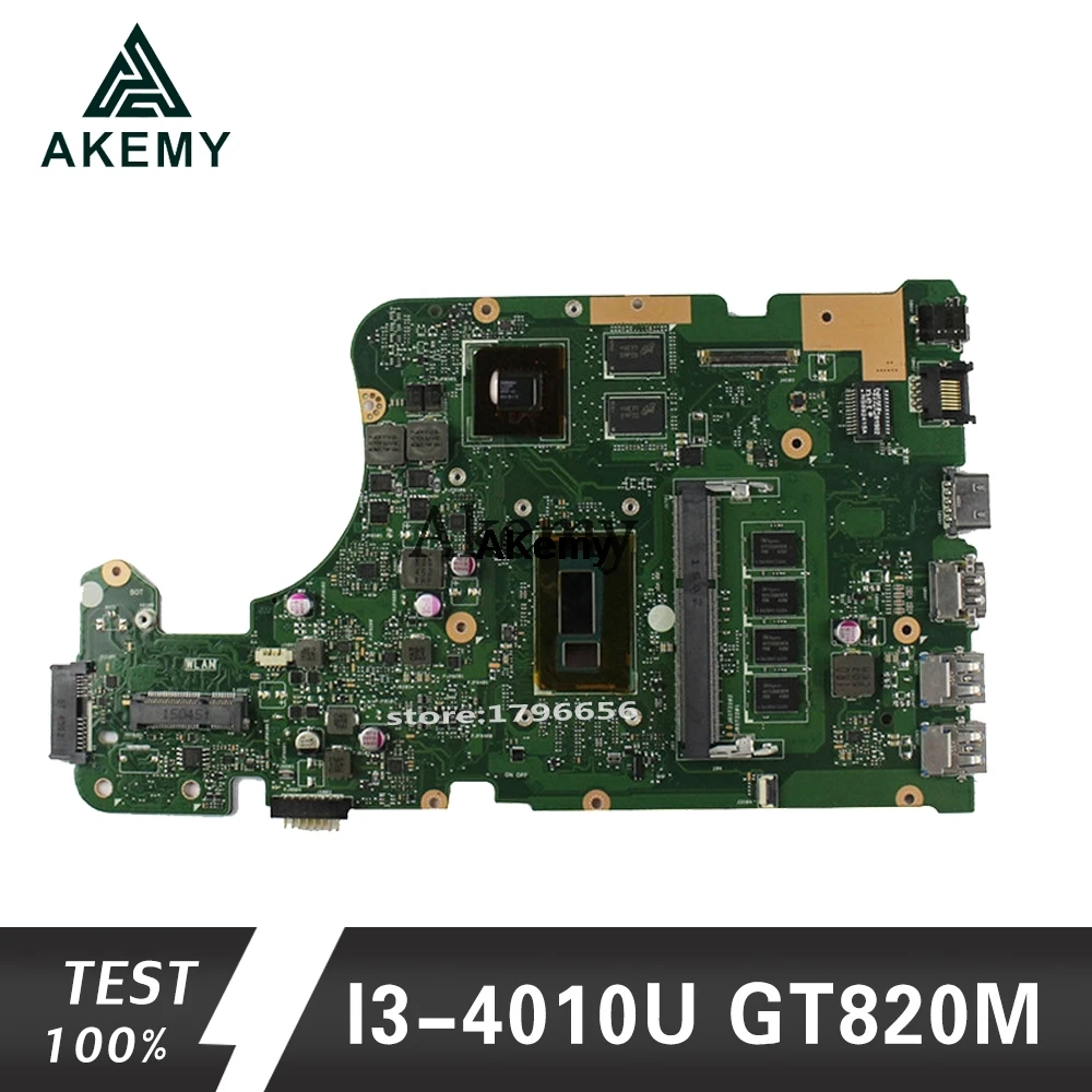 Akemy X555LD материнская плата для ноутбука ASUS X555LD X555LP X555LA X555L X555 Тесты на борту плата 4G Оперативная память I3-4010U GT820M