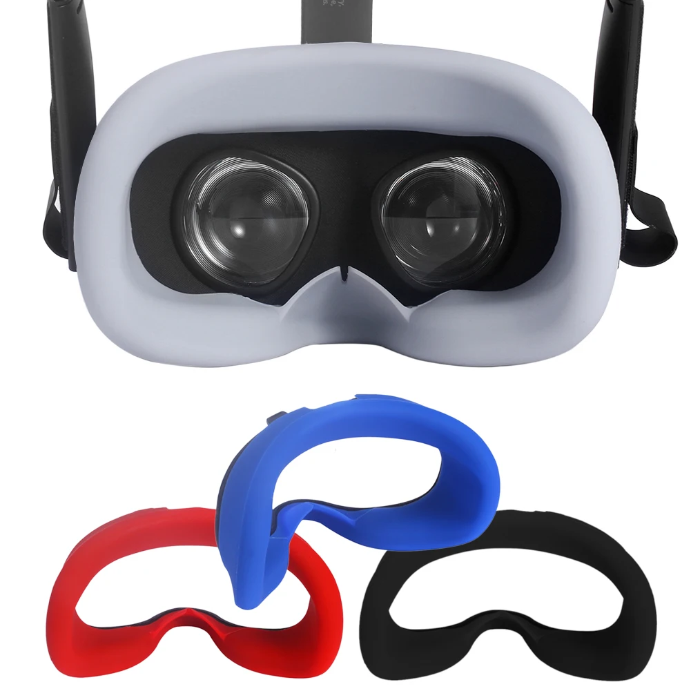 Силиконовая маска для глаз против пота, сменная подушечка, моющийся защитный светильник, удобная Блокировка для очков Oculus Quest VR