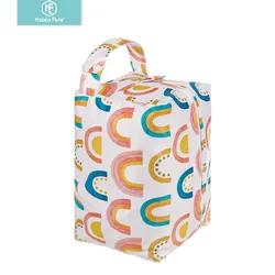 Happyflute – sac à langer en tissu pour bébé, imperméable, lavable et réutilisable, convient aux couches tout en un de 5 à 10 pièces 