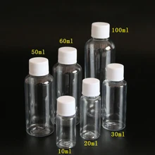 10 шт. Бутылочки для путешествий, пластиковые комплекты материалов для розлива в ванную комнату, инструменты для хранения, профессиональный прозрачный косметический лосьон
