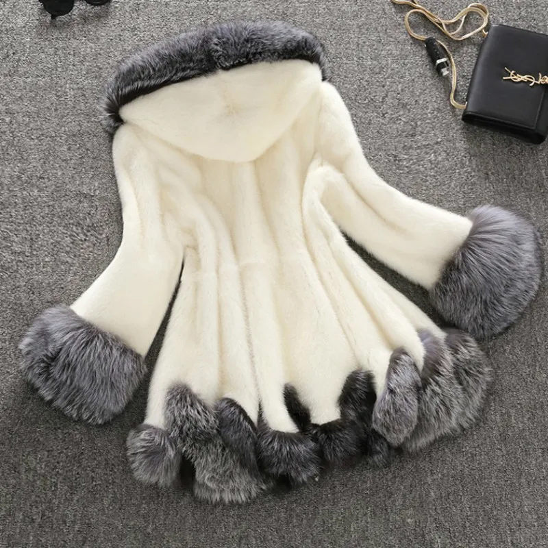 

Faux Coat Women Plus Size 5xl 6xl Winter Jacket Woman Sheep Shearing Imitation Fox Fur Coats Chaqueta Mujer KJ514