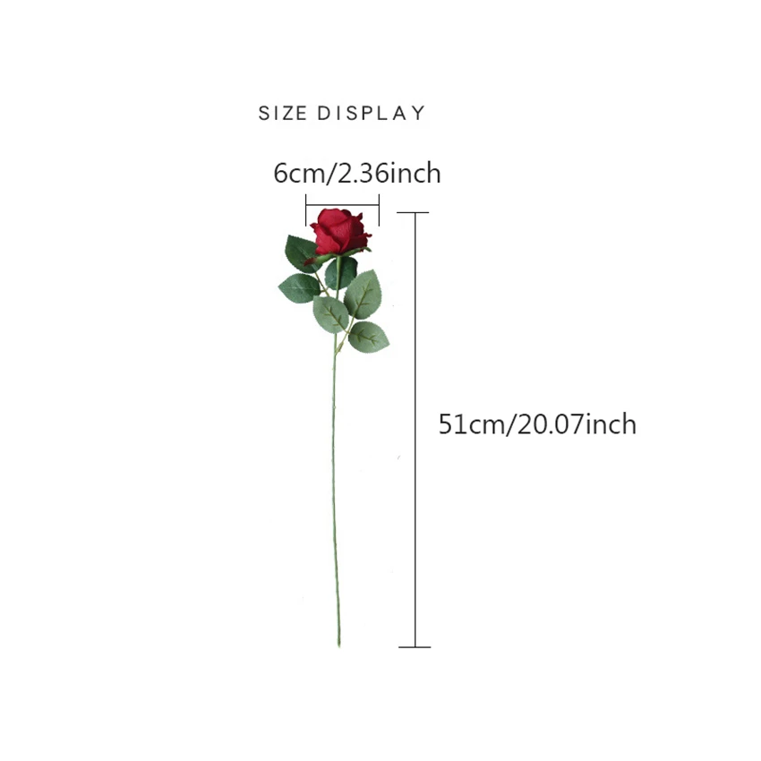 Artificial Flowers Silk Rose Long Branch Bouquet for Wedding Home Decoration Fake Plants DIY Wreath Supplies Accessories 5Pcs artificial plants,artificial flowers,artificial rose,artificial flower bouquet,artificial flower,artificial branches
