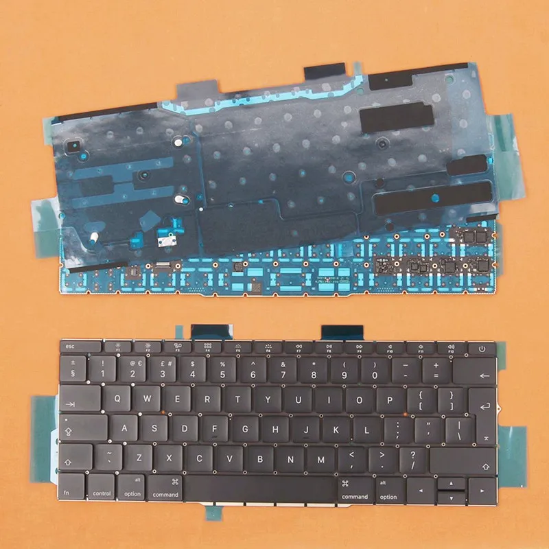 

UK Keyboard Laptop for Apple MacBook Pro 13.3" A1708 Black (With Backlit Board) Laptop Keyboards With Free Shipping